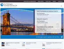 Tablet Screenshot of fortwashington.com